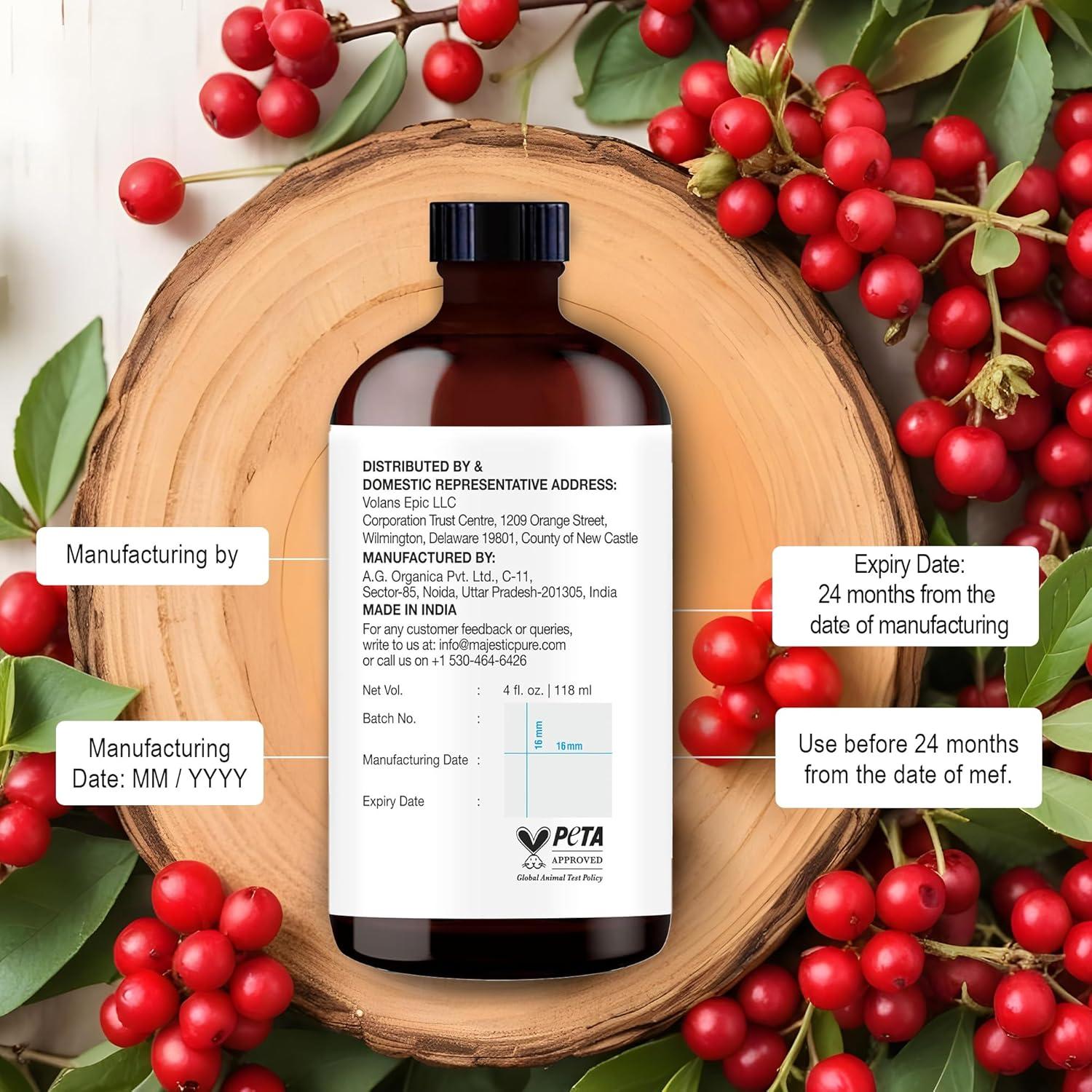 Aceite Esencial de Gaulteria Majestic Pure 118 ml - Puro y Natural