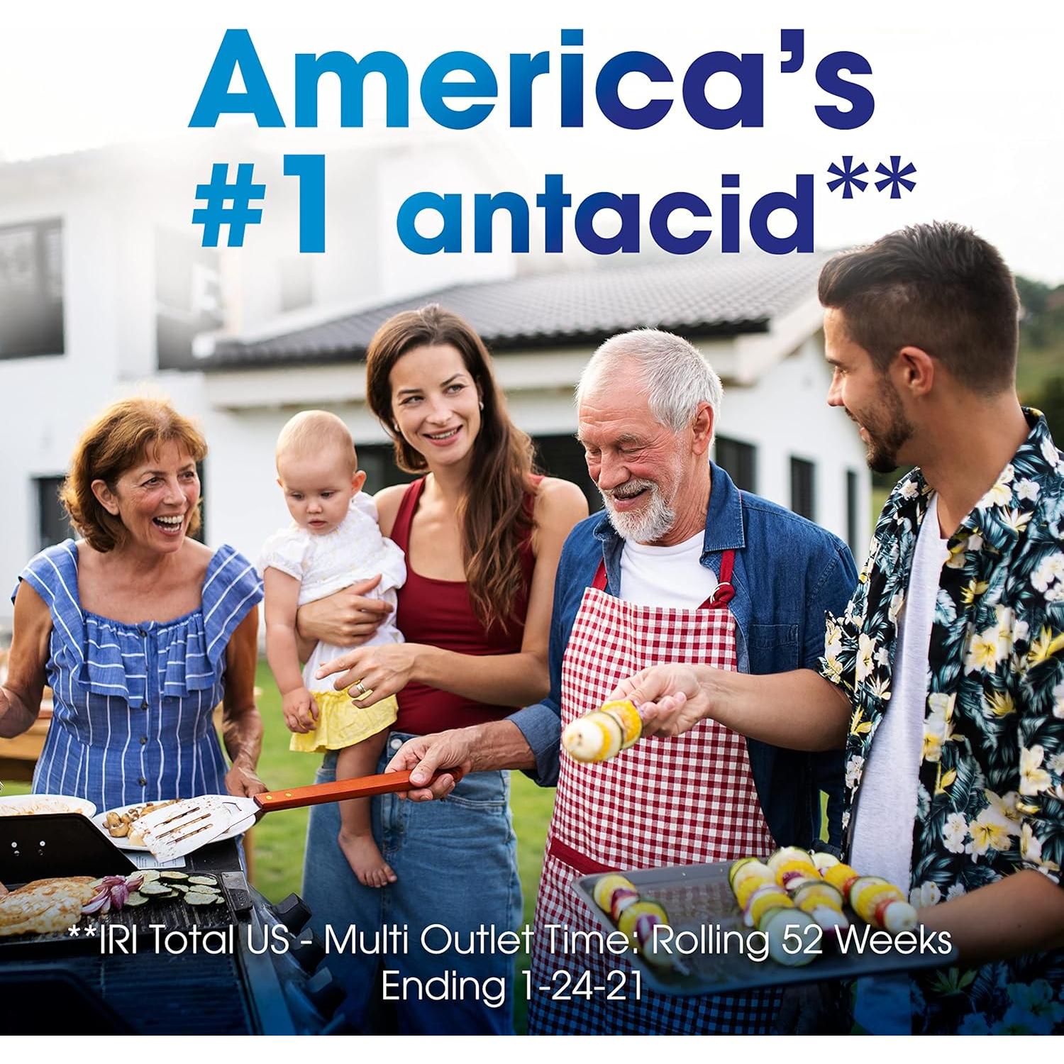 TUMS Extra Fuerte Tabletas Antiácidas Sabor Berries 96 Unidades