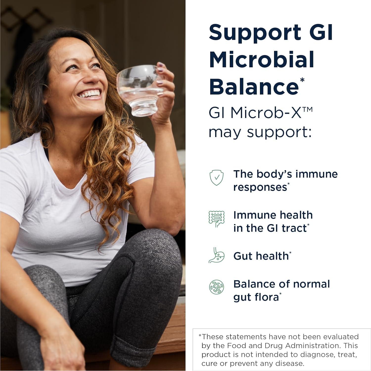 Suplemento Botánico GI Microb-X Diseños para la Salud 120 Cápsulas