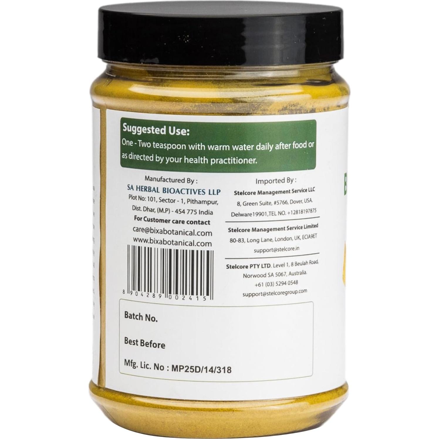 Polvo de Raíz de Berberis Bixa Botanical 200g - Suplemento Vegano