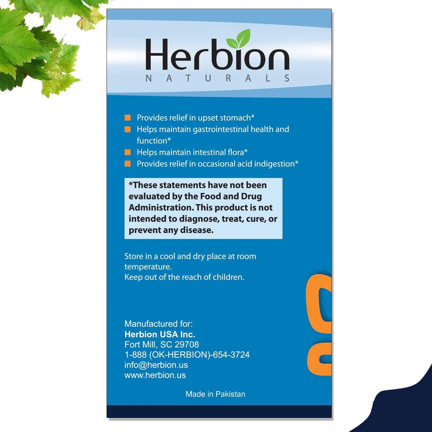 Herbion Naturals Apoyo Gastrointestinal 60 Vegicaps - Paquete de 2
