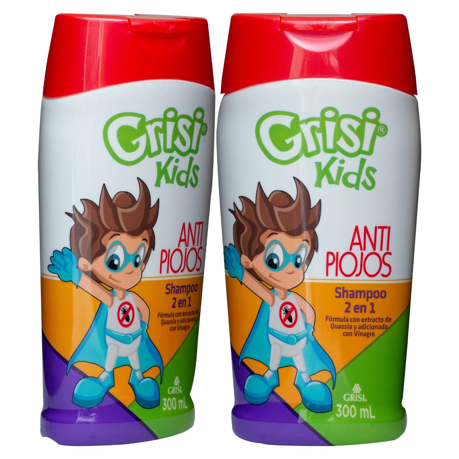Champú Grisi Kids 300 ml - Limpiador y Repelente de Piojos