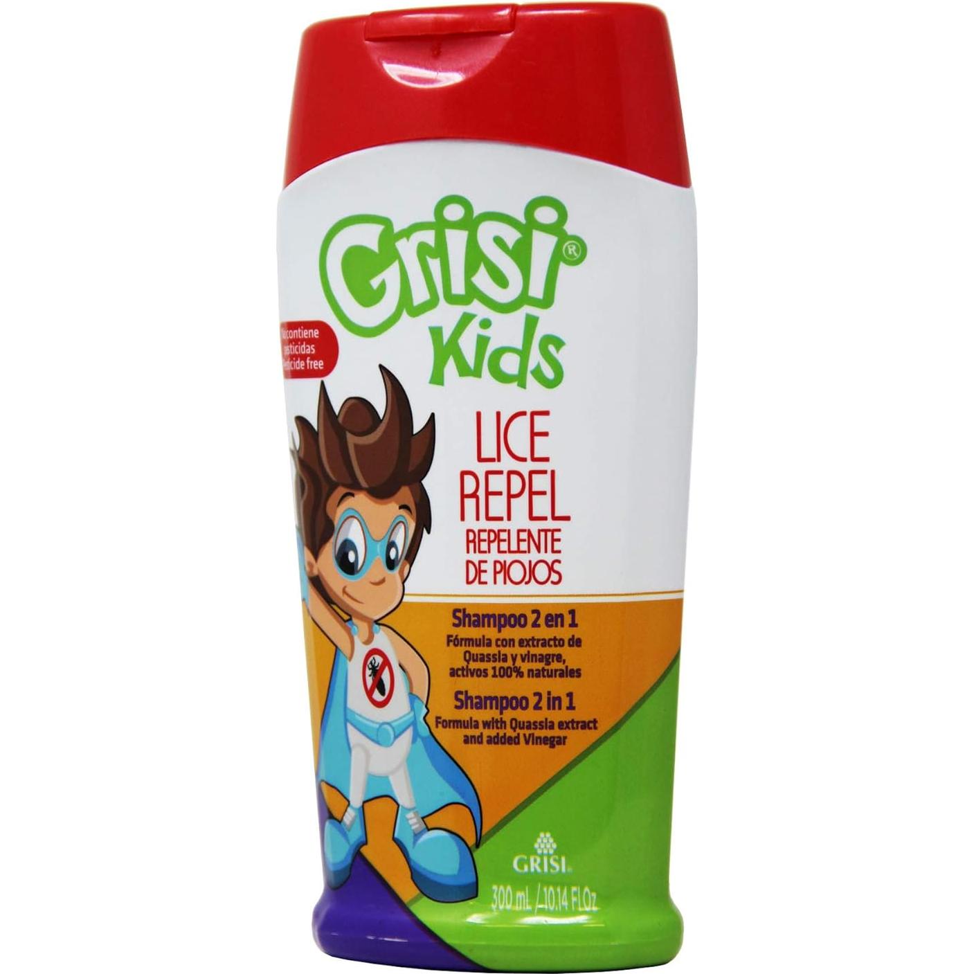Champú Grisi Kids 300 ml - Limpiador y Repelente de Piojos