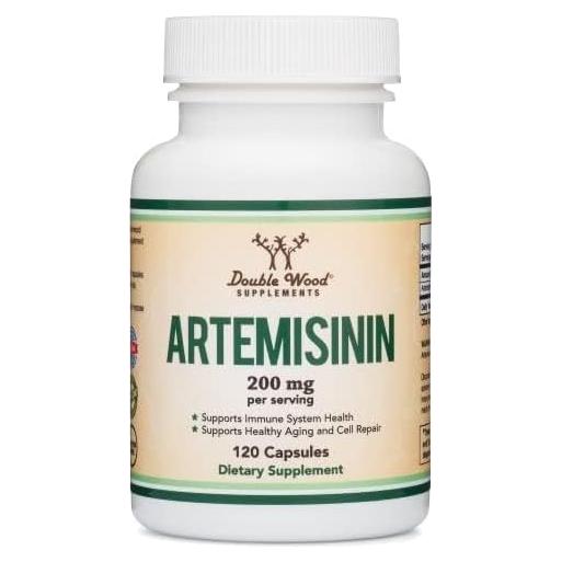 Artemisinina 200mg Double Wood - 120 Cápsulas Veganas