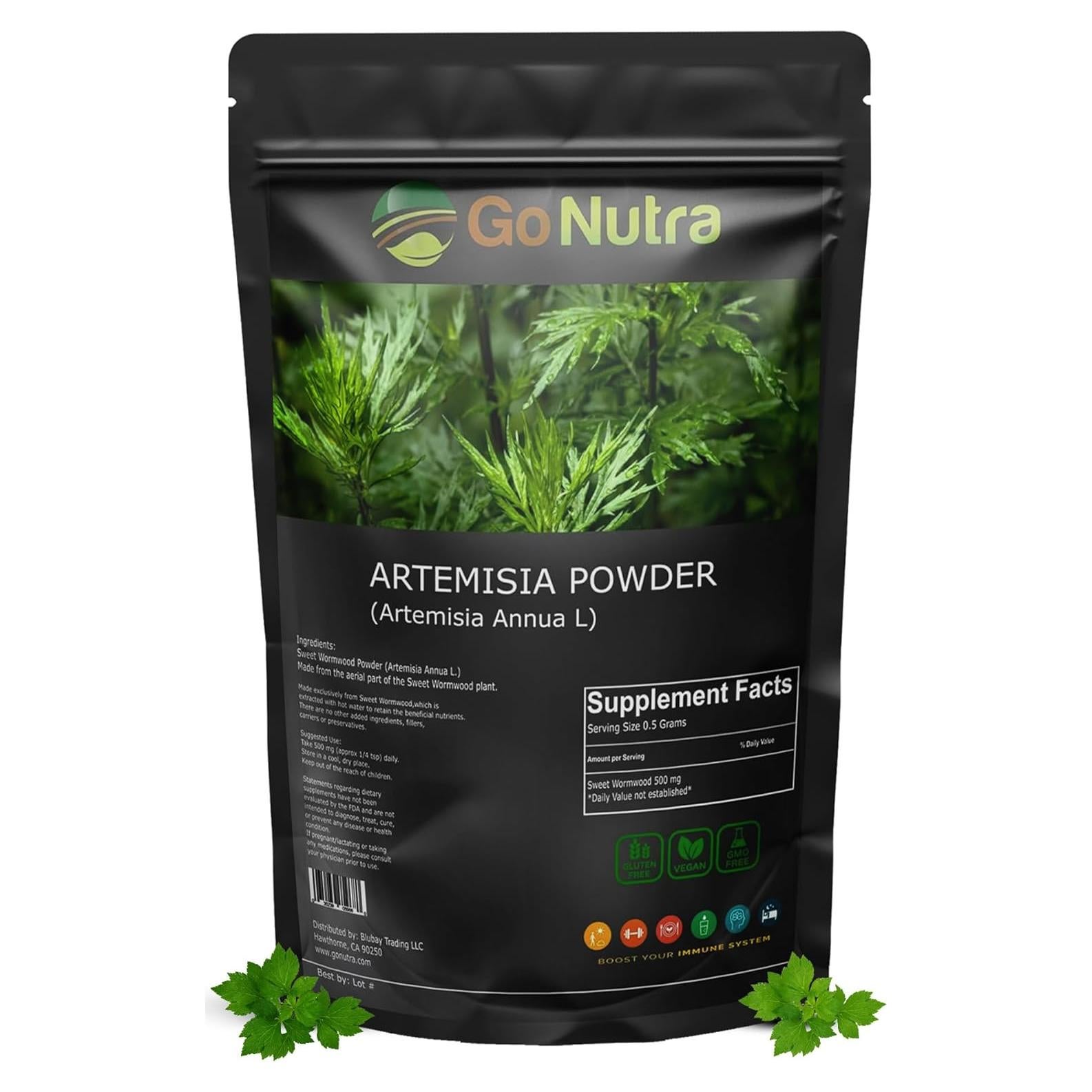 Polvo de Ajenjo Dulce Go Nutra 227 g - Artemisia Annua Puro