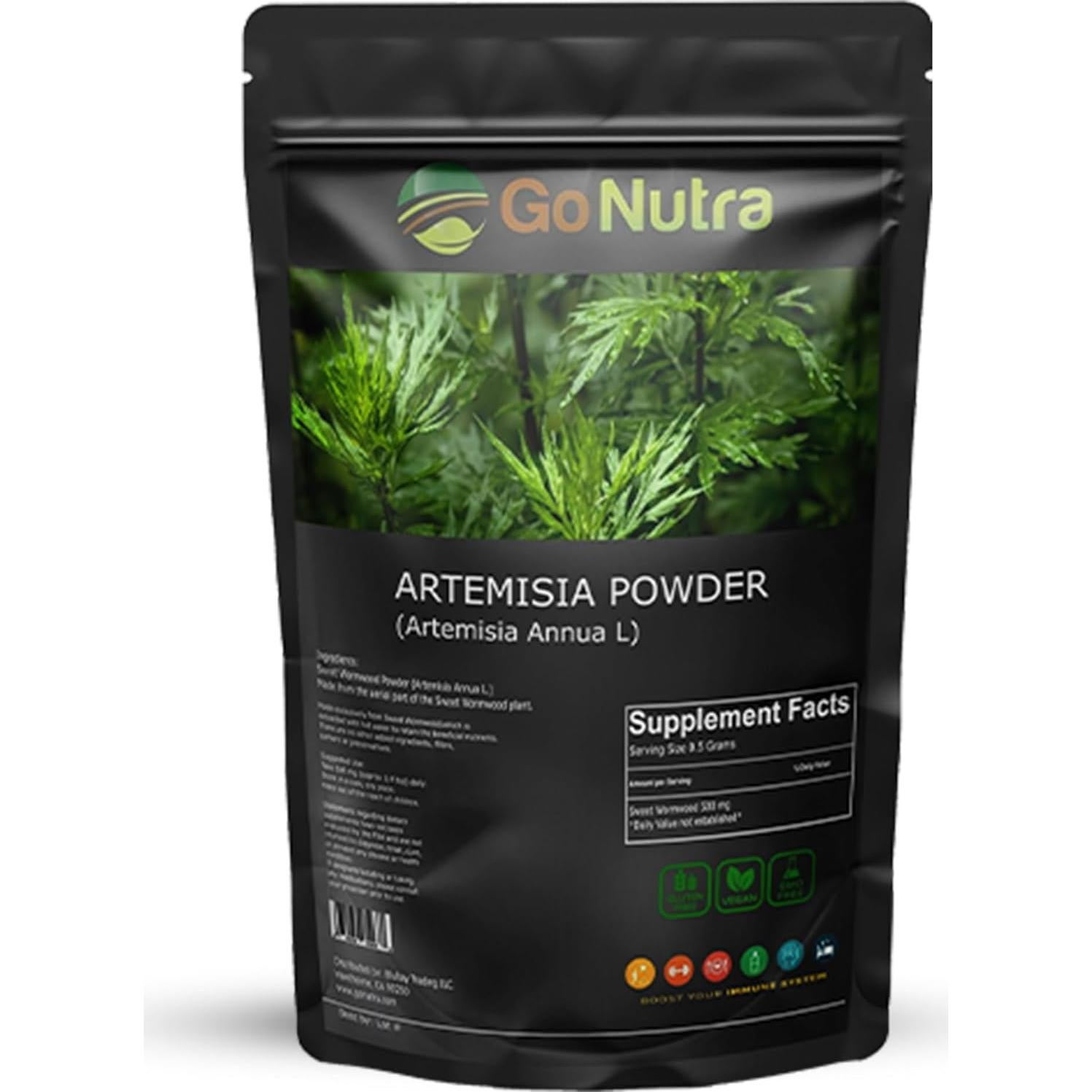 Polvo de Ajenjo Dulce Go Nutra 227 g - Artemisia Annua Puro