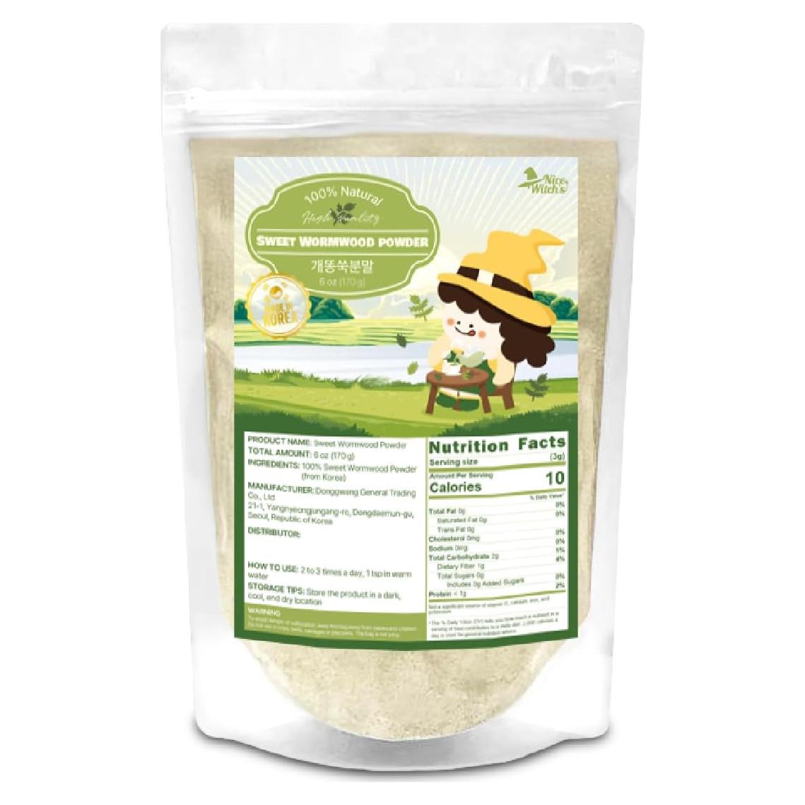 Polvo de Artemisia Anua 100% Puro Nice Witch's 170g