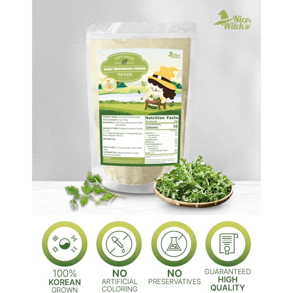 Polvo de Artemisia Anua 100% Puro Nice Witch's 170g