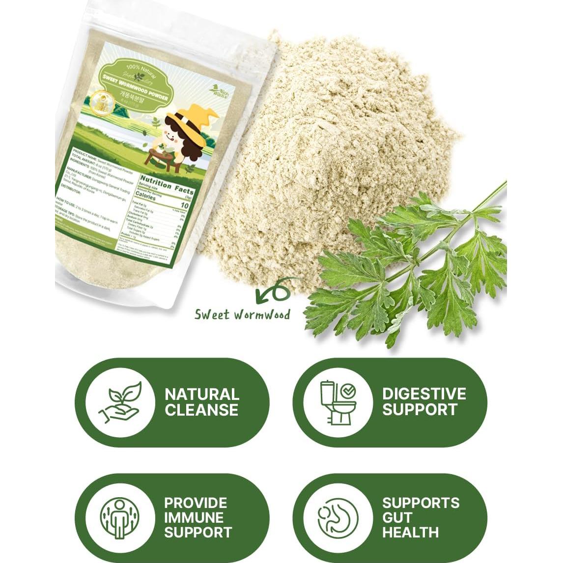 Polvo de Artemisia Anua 100% Puro Nice Witch's 170g