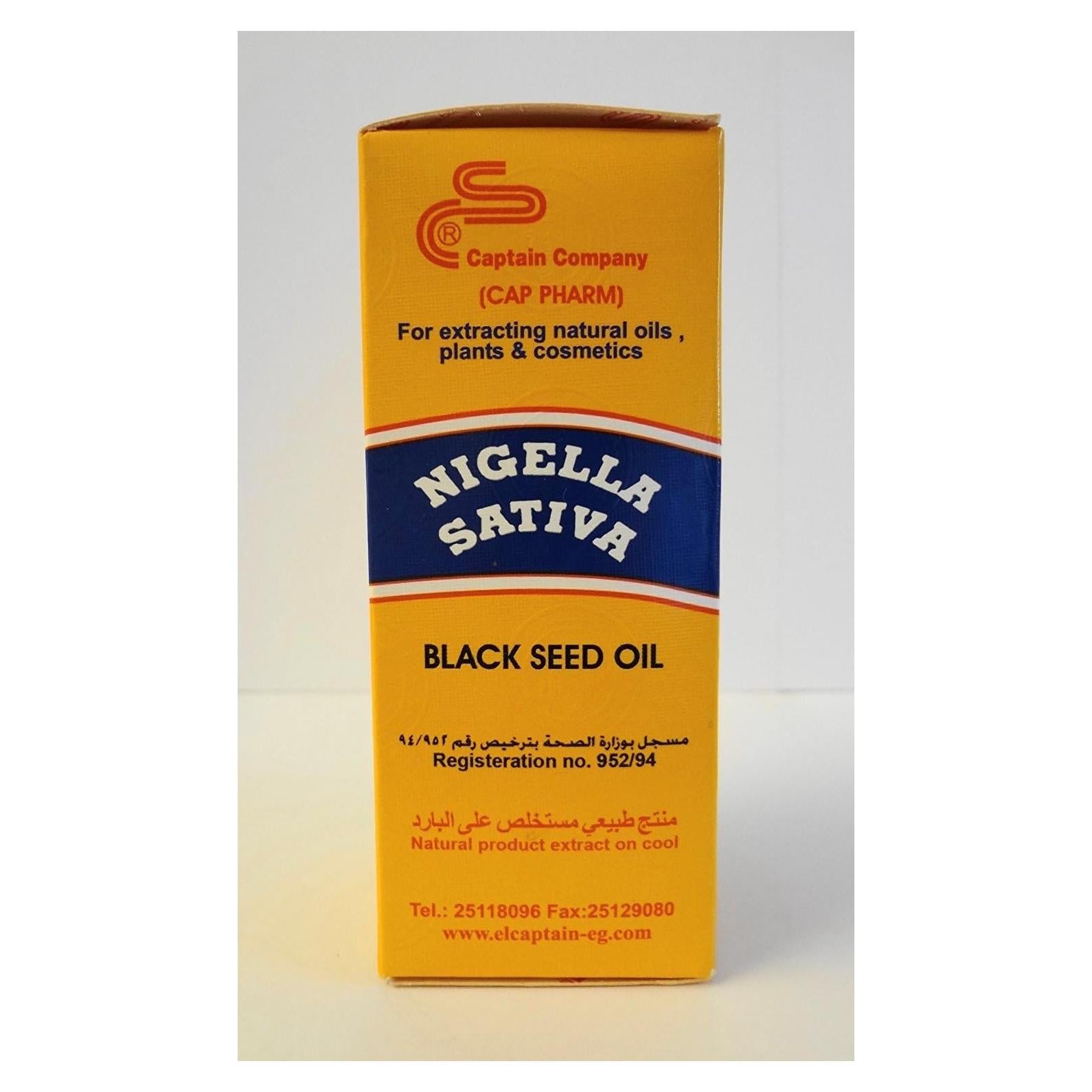 Aceite de Semilla Negra Virgen Puro El Captain 120ml