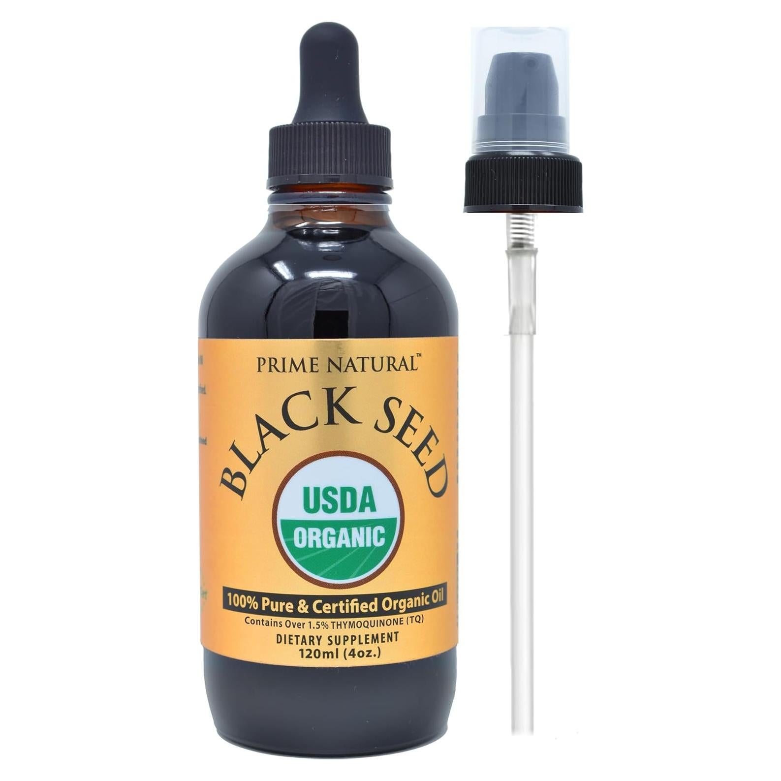 Aceite de Semilla Negra Orgánico Prime Natural 120ml - Alto Timoquinona