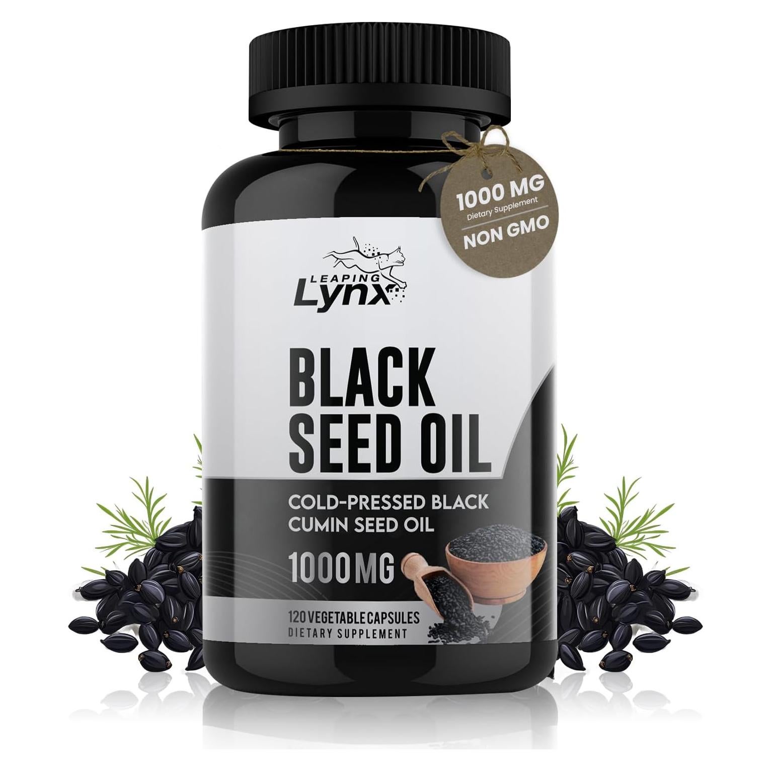 Cápsulas de Aceite de Semilla Negra Orgánico 1000mg - 120 Unidades