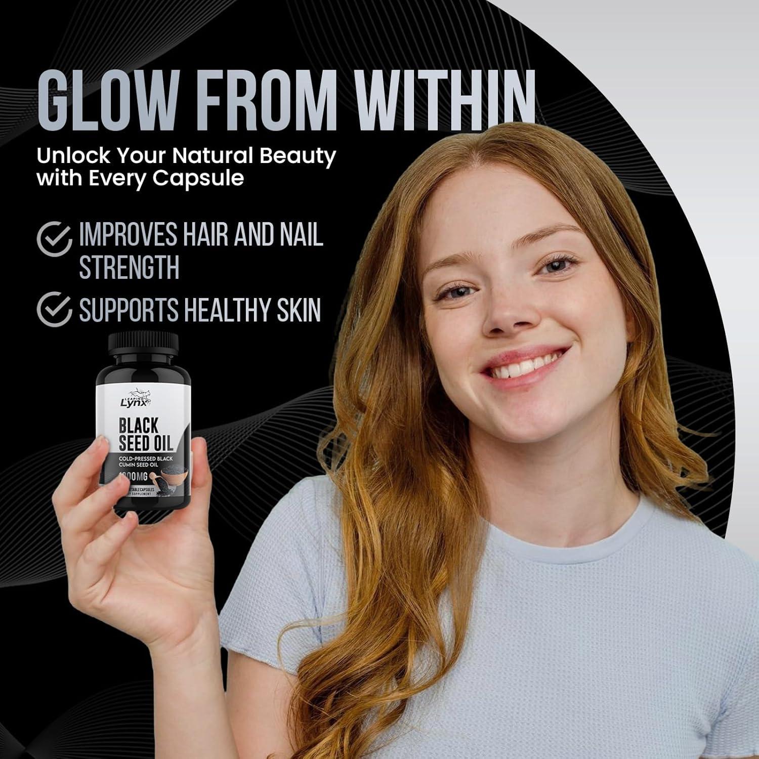 Cápsulas de Aceite de Semilla Negra Orgánico 1000mg - 120 Unidades