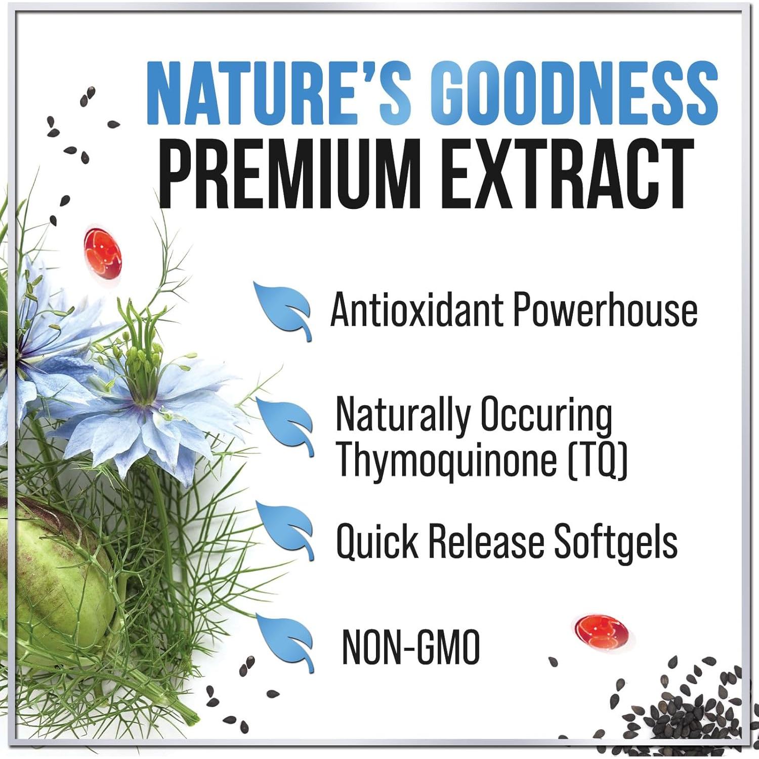 Aceite de Semilla Negra 1000mg Hello Lovely - 120 Cápsulas