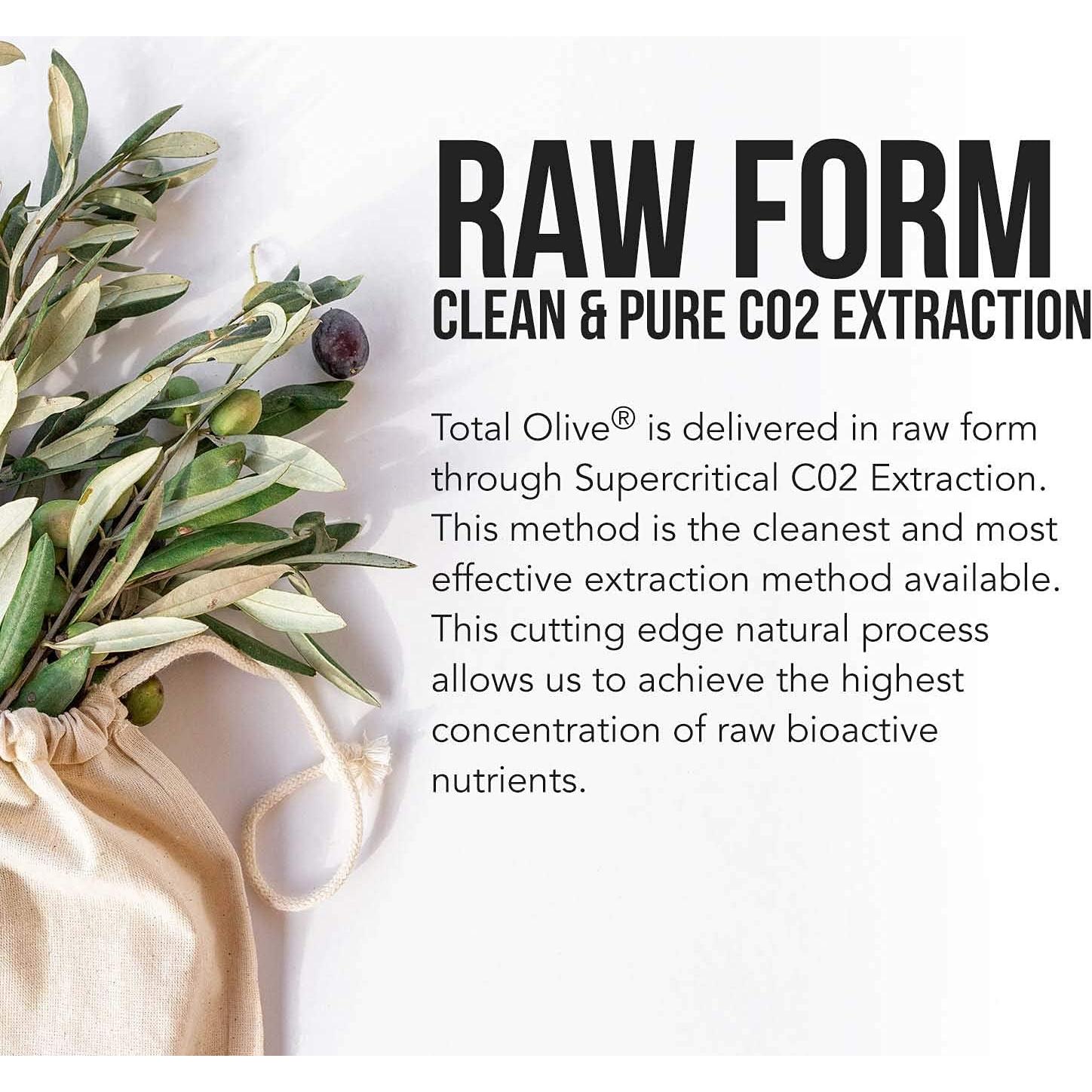 Total Olive Extracto de Hoja y Fruto de Olivo 60 Cápsulas