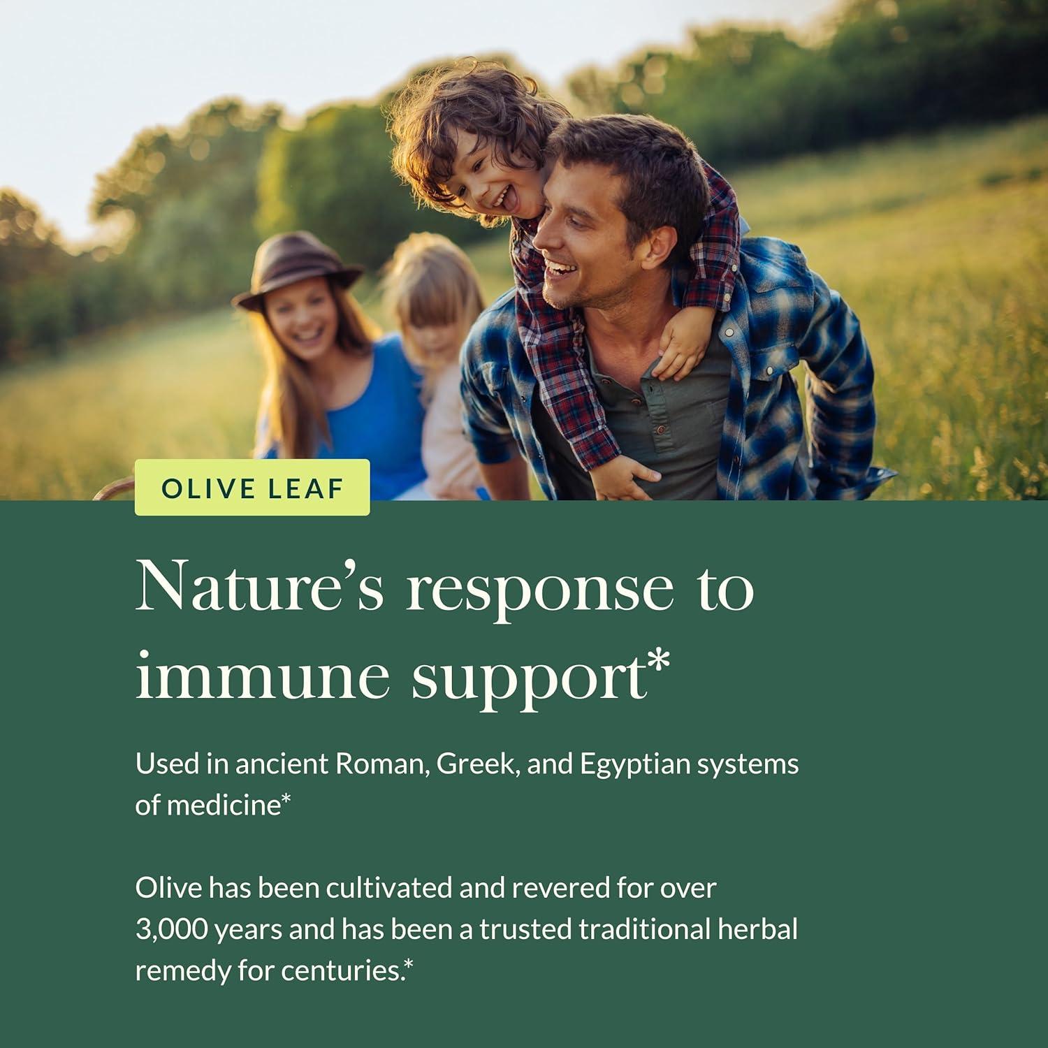 Suplemento Inmunológico Gaia Herbs - Hoja de Olivo 120 Cápsulas