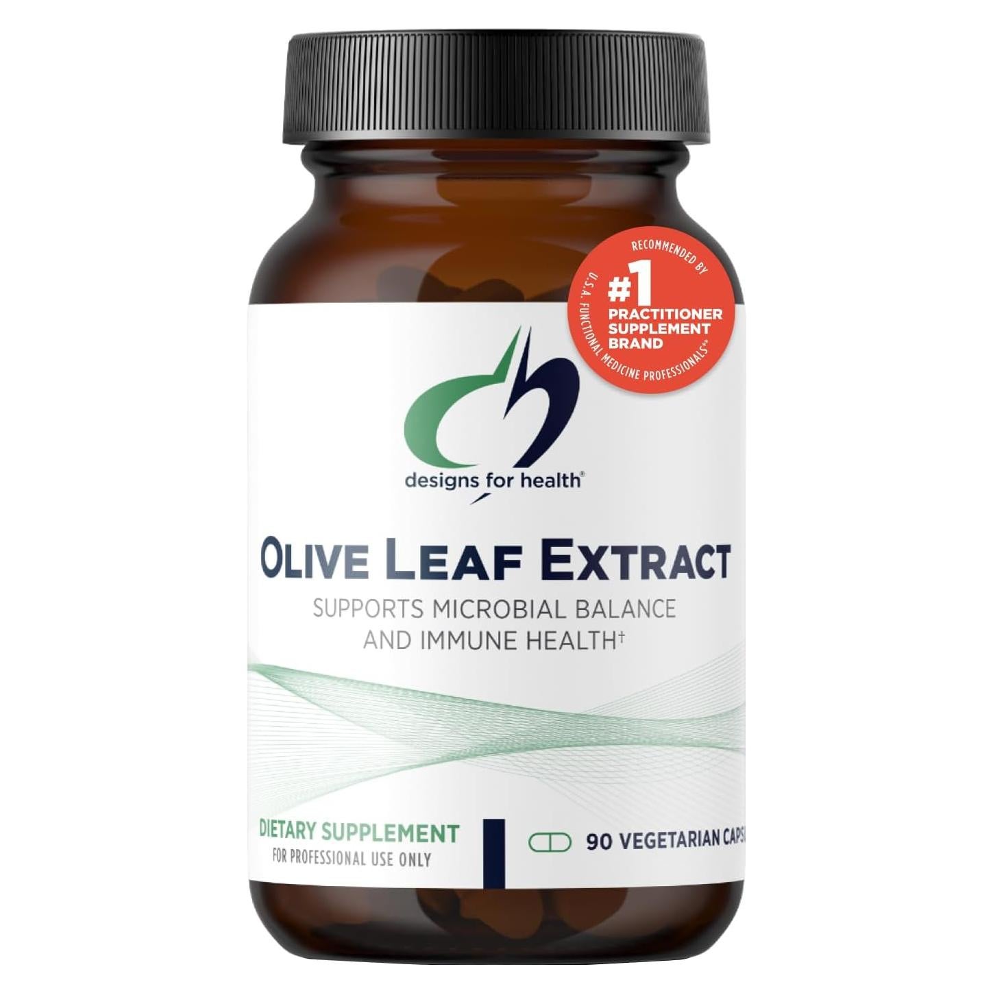 Extracto de Hoja de Olivo Designs for Health 500mg 90 Cápsulas