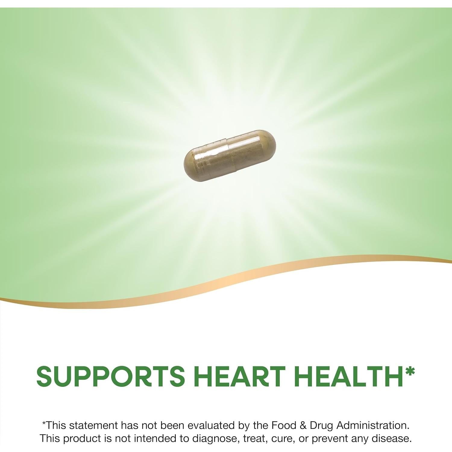 Suplemento de Extracto de Hoja de Olivo Nature's Way 250 mg 60 Cápsulas