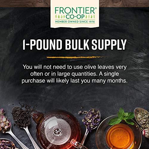 Hojas de Olivo Orgánicas Enteras Frontier Co-op 454g - Kosher
