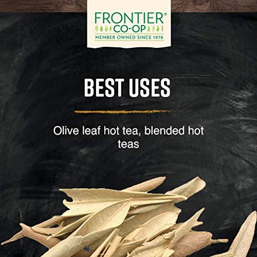 Hojas de Olivo Orgánicas Enteras Frontier Co-op 454g - Kosher