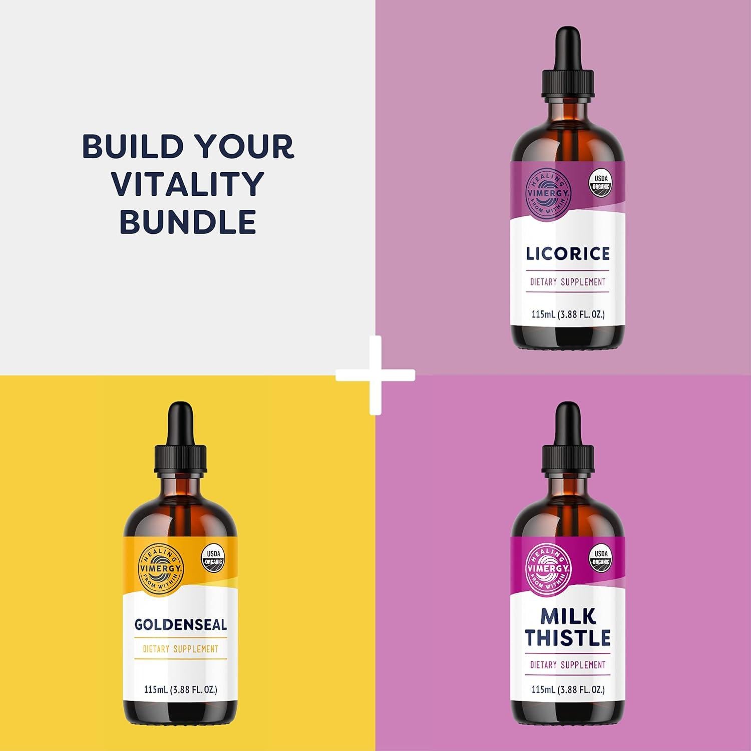 Vimergy Extracto de Hoja de Olivo 115 mL - Orgánico y Vegano