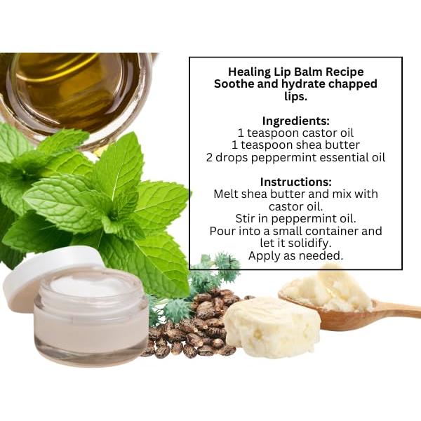 Aceite de Ricino 473 ml - 100% Puro y Natural - Prensado en Frío