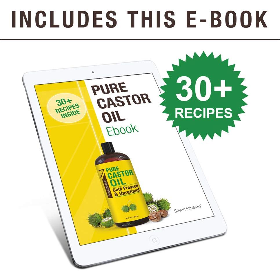 Aceite de Ricino Puro Seven Minerals 32 oz - Sin Refino