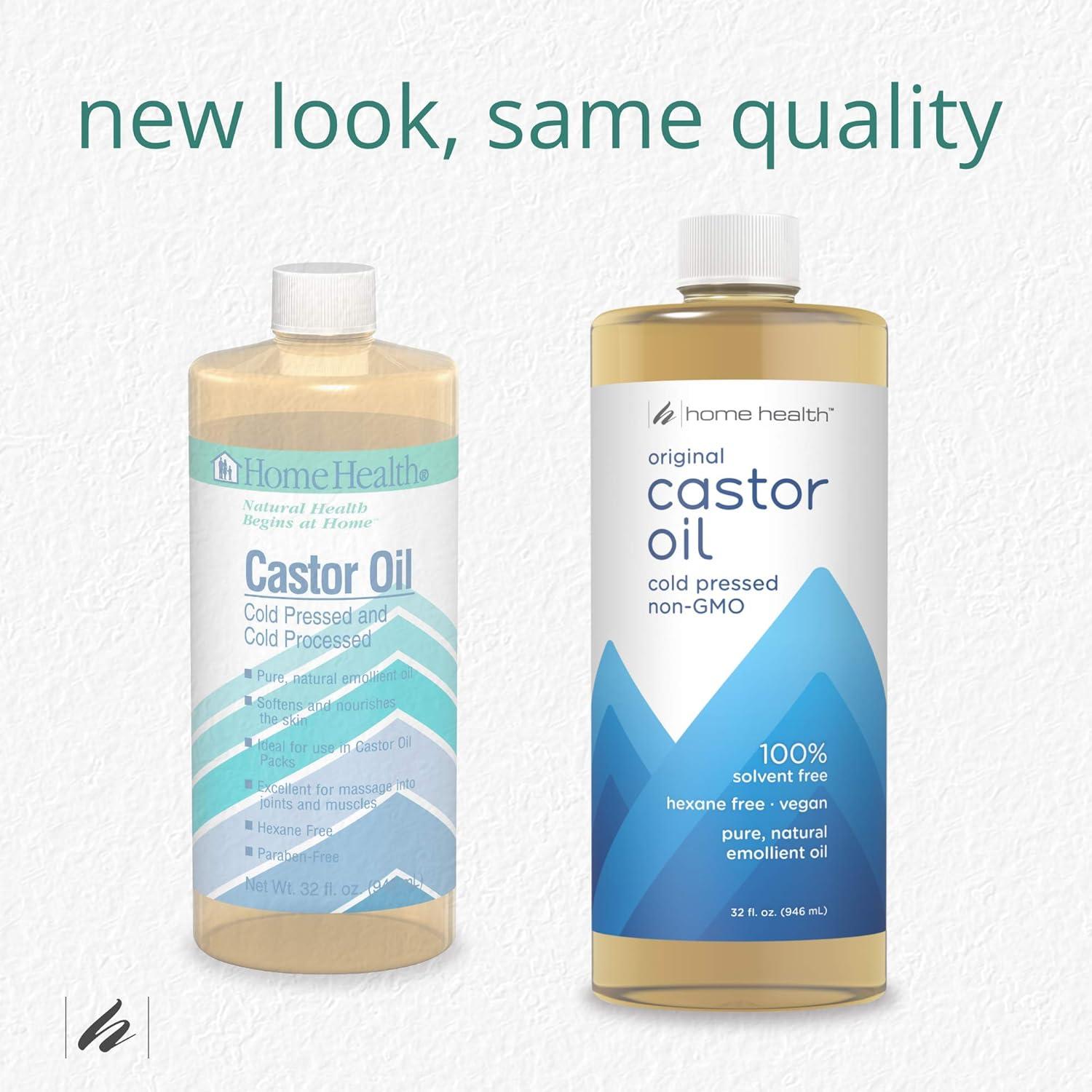 Aceite de Ricino Home Health 946 ml - Hidratante Natural Piel y Cabello