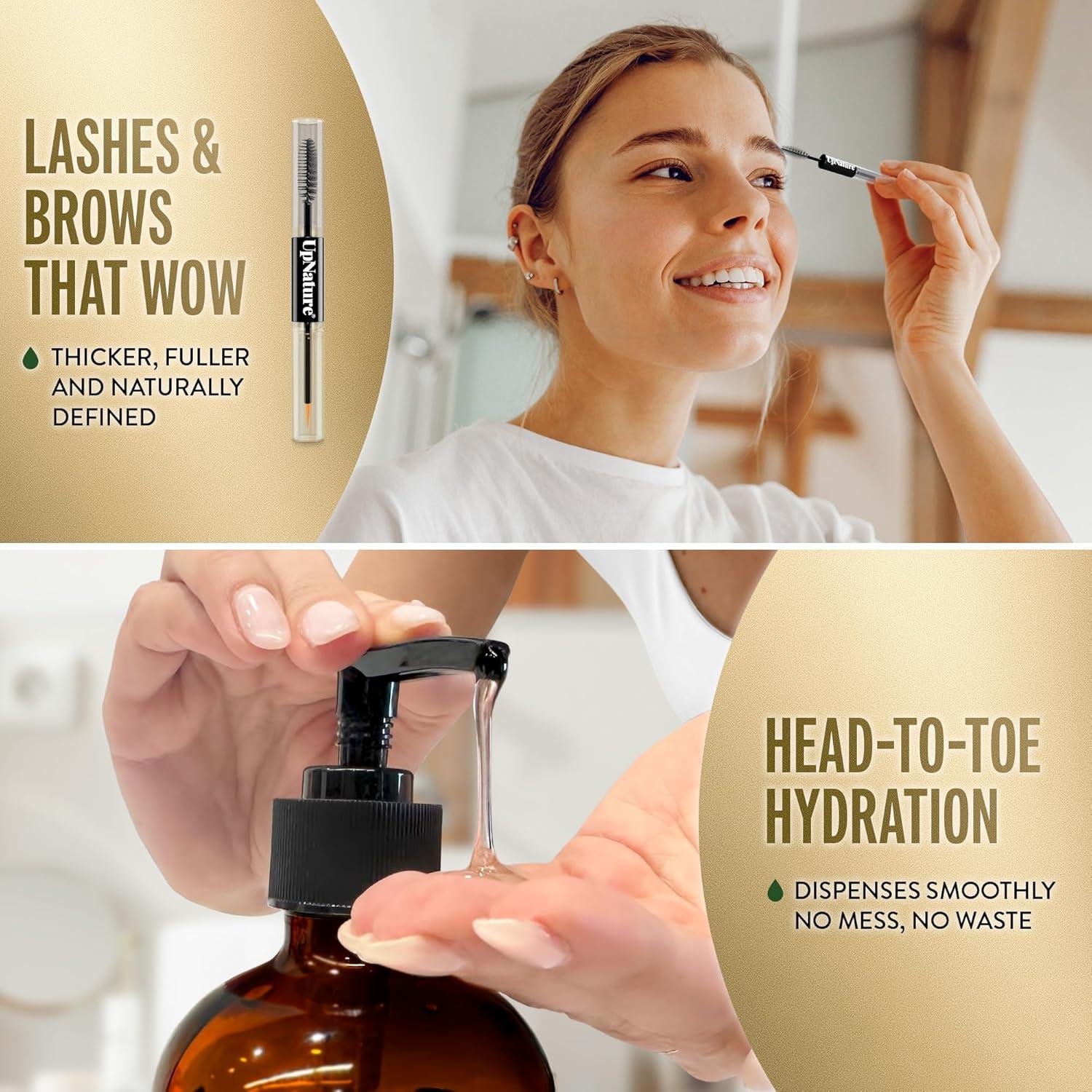 Aceite de Ricino Orgánico UpNature 473 ml Prensado en Frío