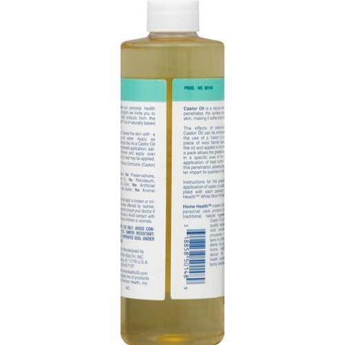 Aceite de Ricino Home Health 473 ml - Hidratante Natural Piel y Cabello