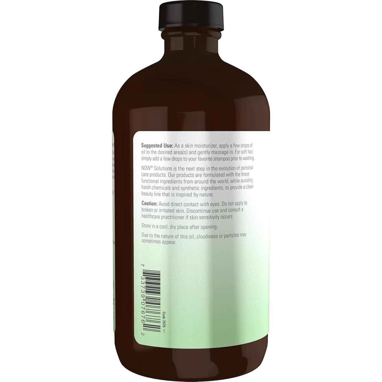 Aceite de Ricino Orgánico NOW 473 ml - Cuidado Piel y Cabello