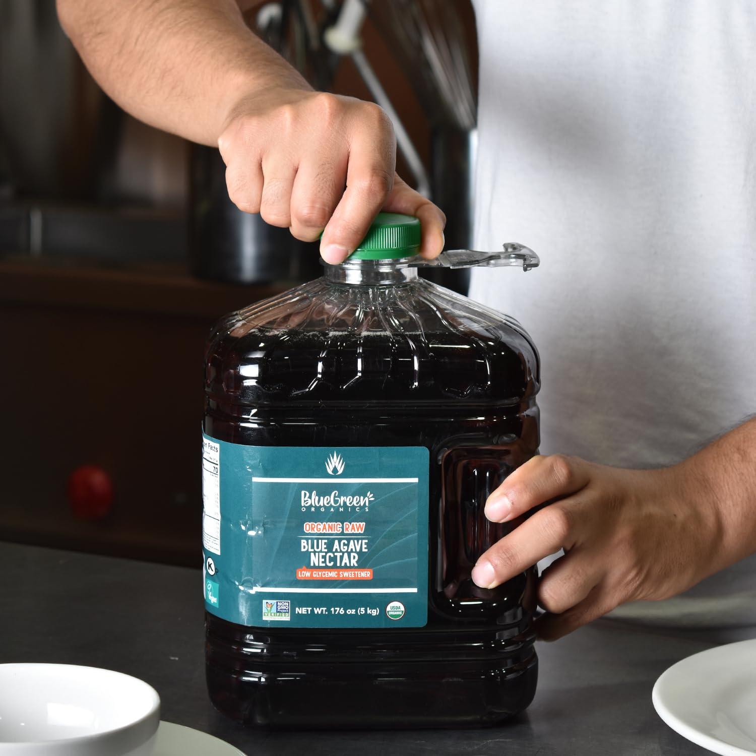 Jarabe de Agave Orgánico Azul Verde 5.22L Sin Gluten