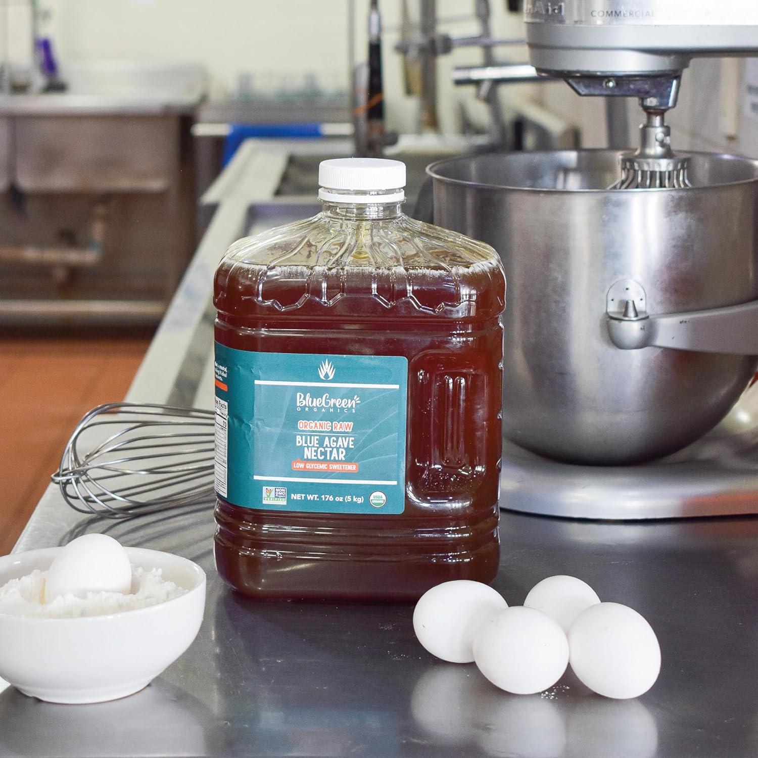 Jarabe de Agave Orgánico Azul Verde 5.22L Sin Gluten