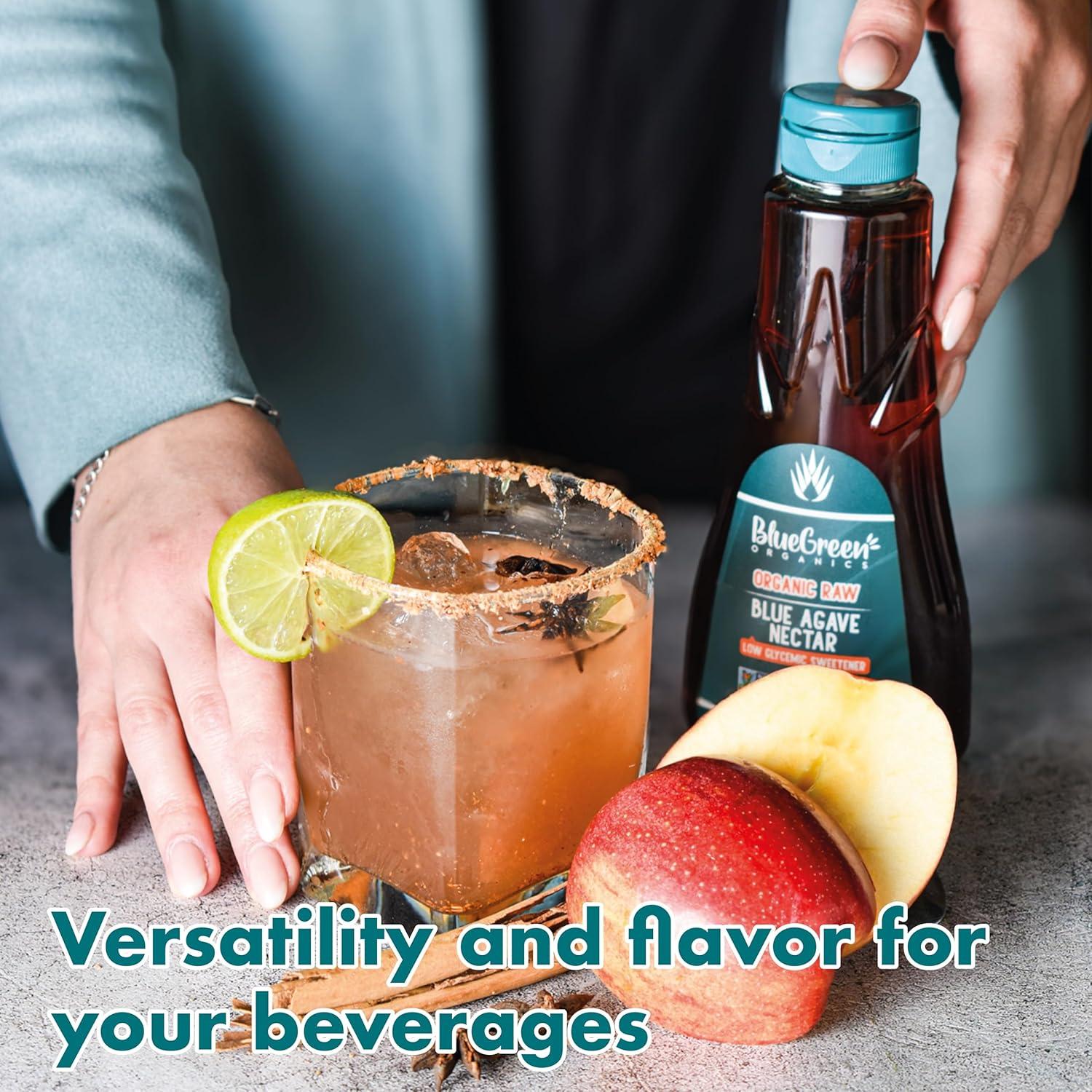 Jarabe de Agave Orgánico Azul Verde 473 ml Sin Gluten Vegano