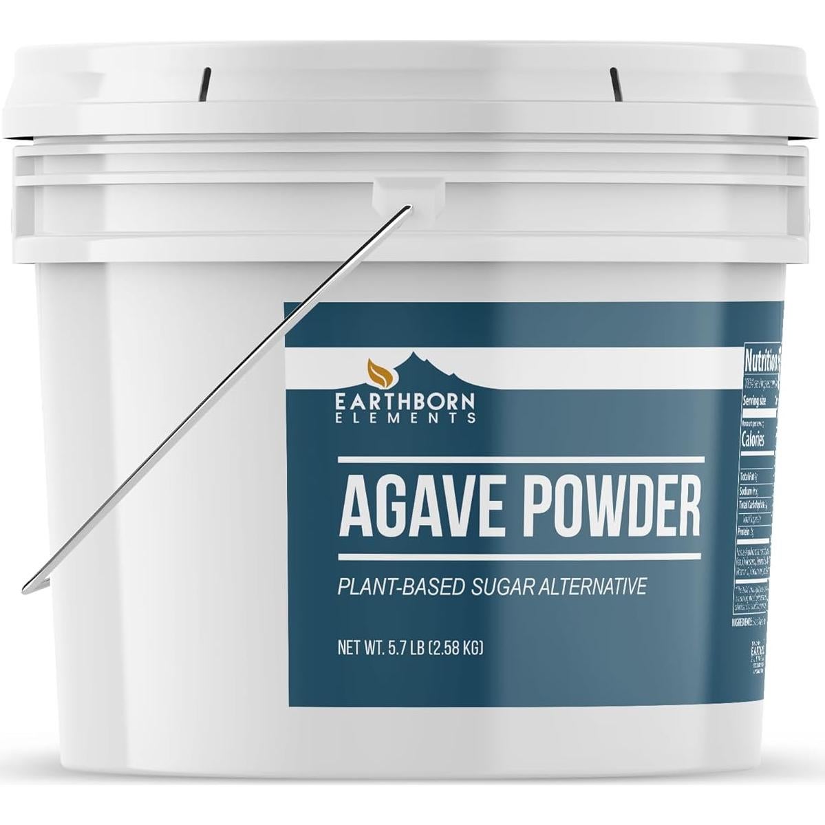 Polvo de Agave Earthborn Elements 3.79L, Edulcorante Natural