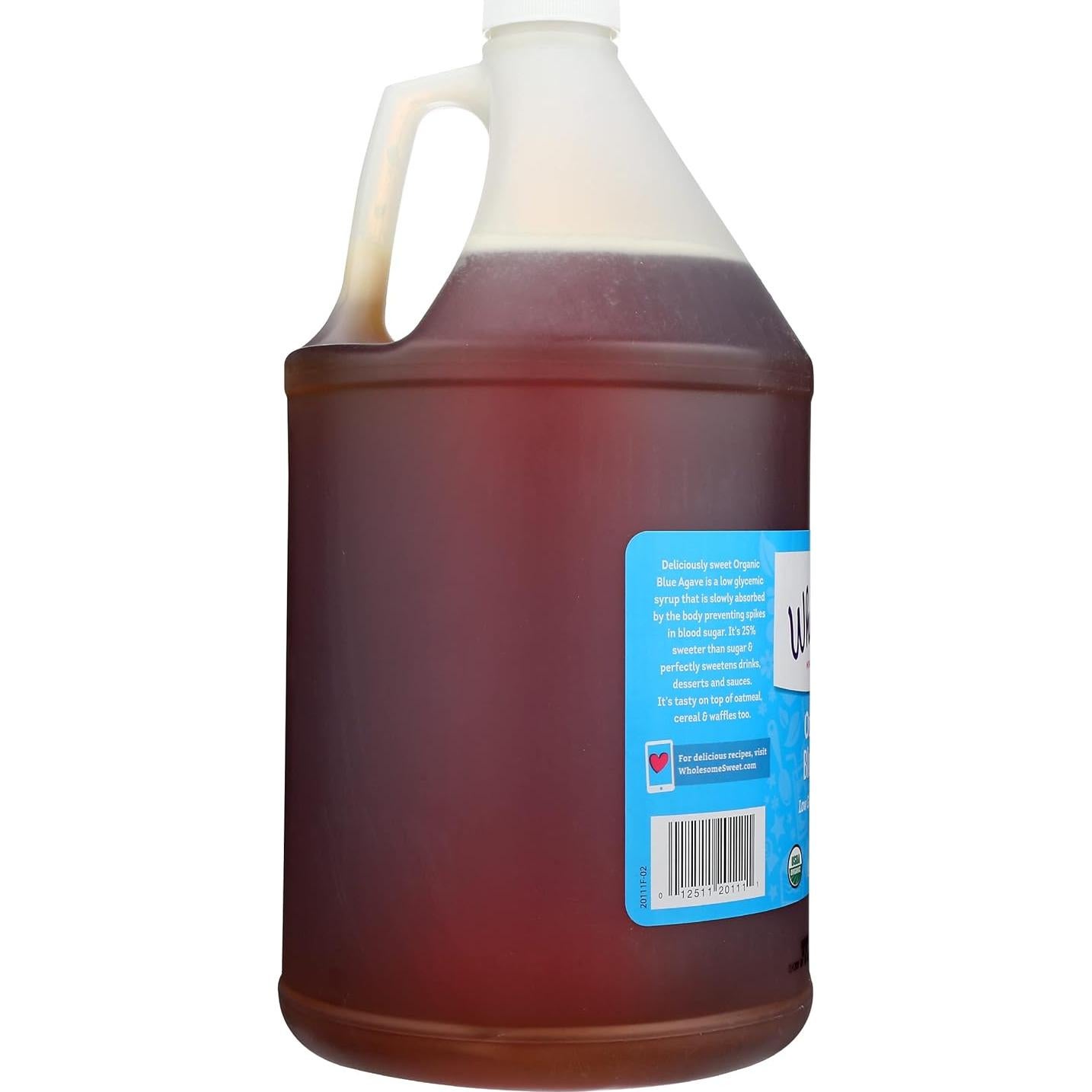Edulcorante Orgánico de Agave Azul Wholesome 5L - Sin Gluten