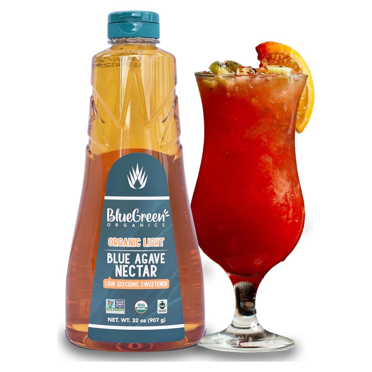 Jarabe de Agave Orgánico Blue Green 946 ml Sin Gluten Vegano