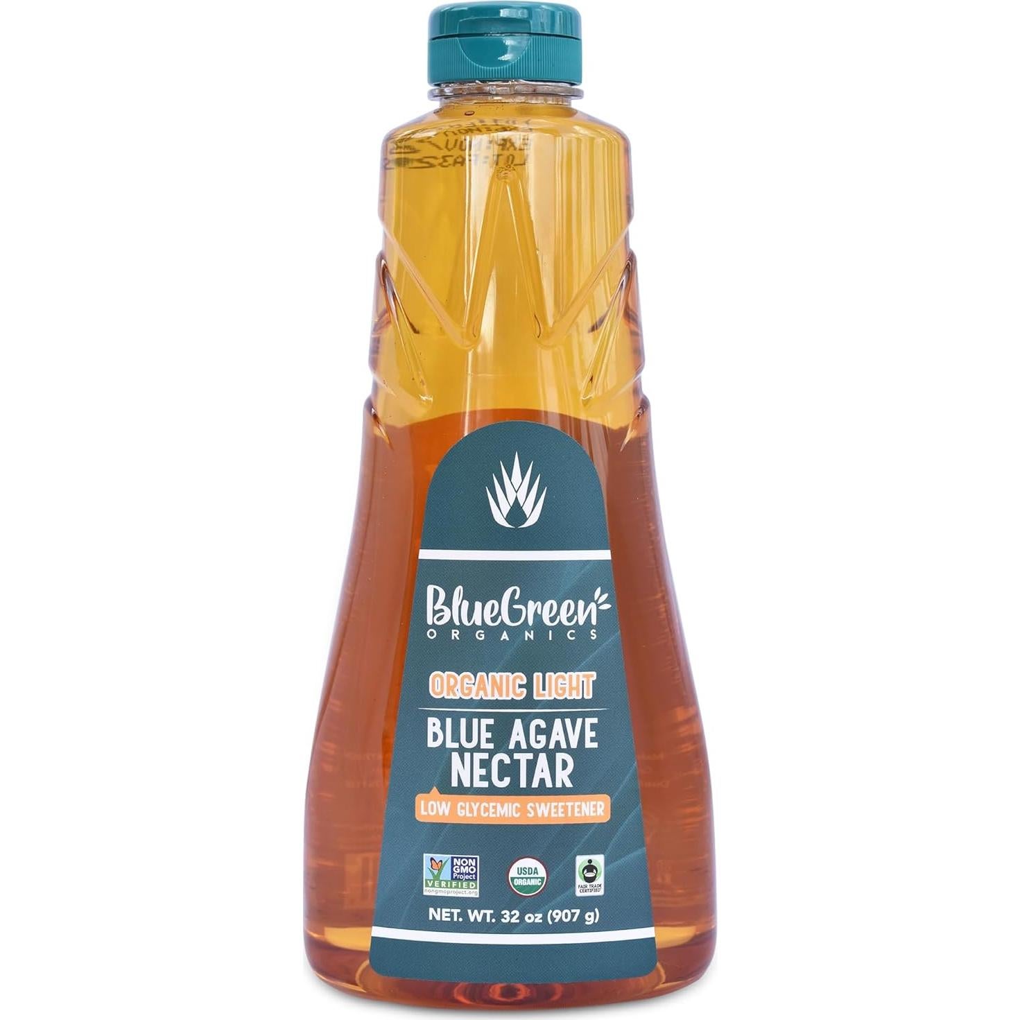 Jarabe de Agave Orgánico Blue Green 946 ml Sin Gluten Vegano