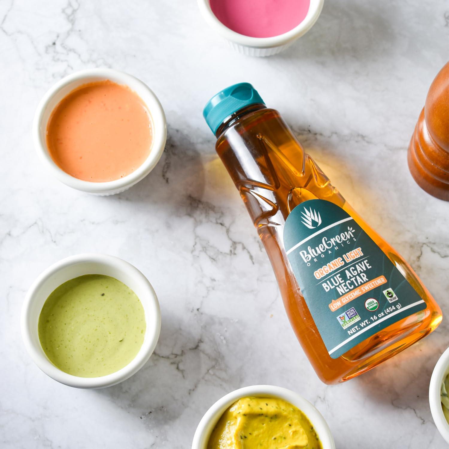 Jarabe de Agave Orgánico Blue Green 946 ml Sin Gluten Vegano