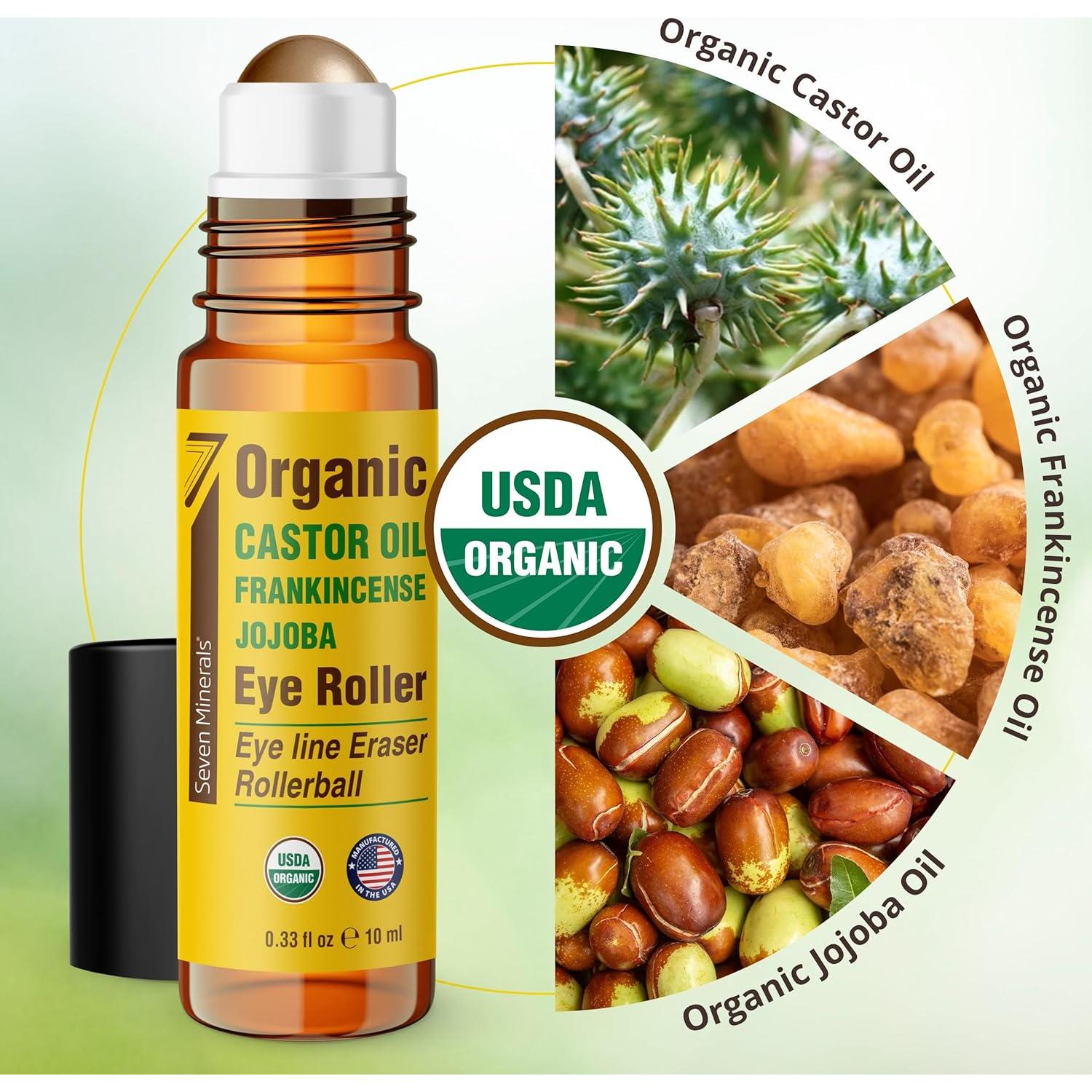 Aceite de Ricino Seven Minerals Roll On 10 ml - Ojeras y Arrugas