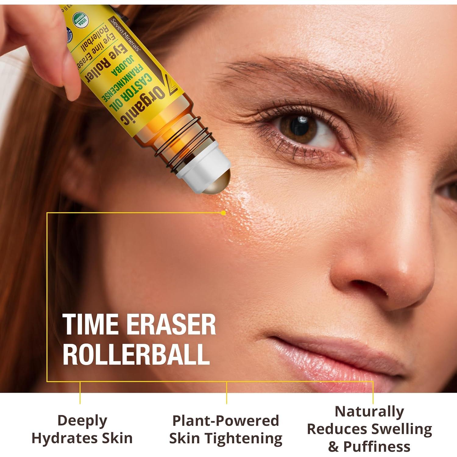 Aceite de Ricino Seven Minerals Roll On 10 ml - Ojeras y Arrugas