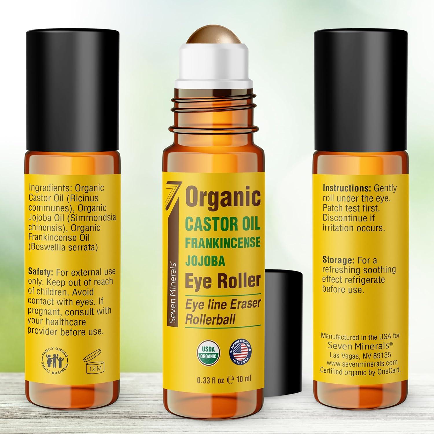 Aceite de Ricino Seven Minerals Roll On 10 ml - Ojeras y Arrugas