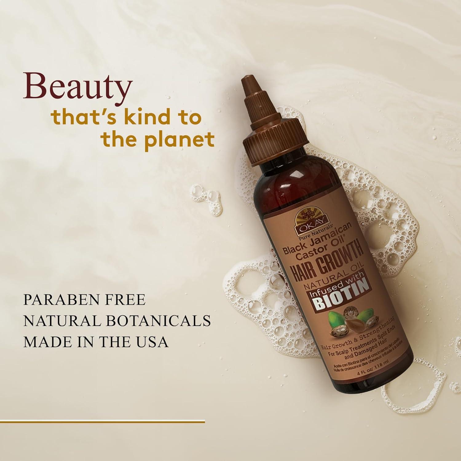 Aceite de Ricino Jamaicano Negro Okay 118 ml para Cabello