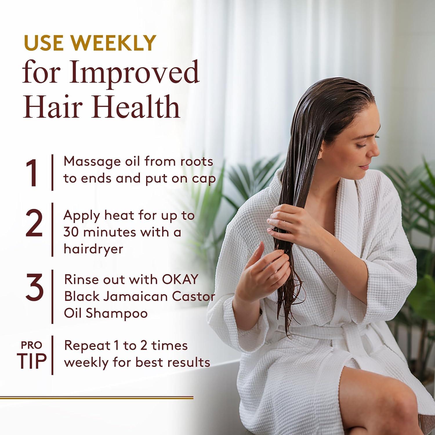 Aceite de Ricino Jamaicano Negro Okay 118 ml para Cabello