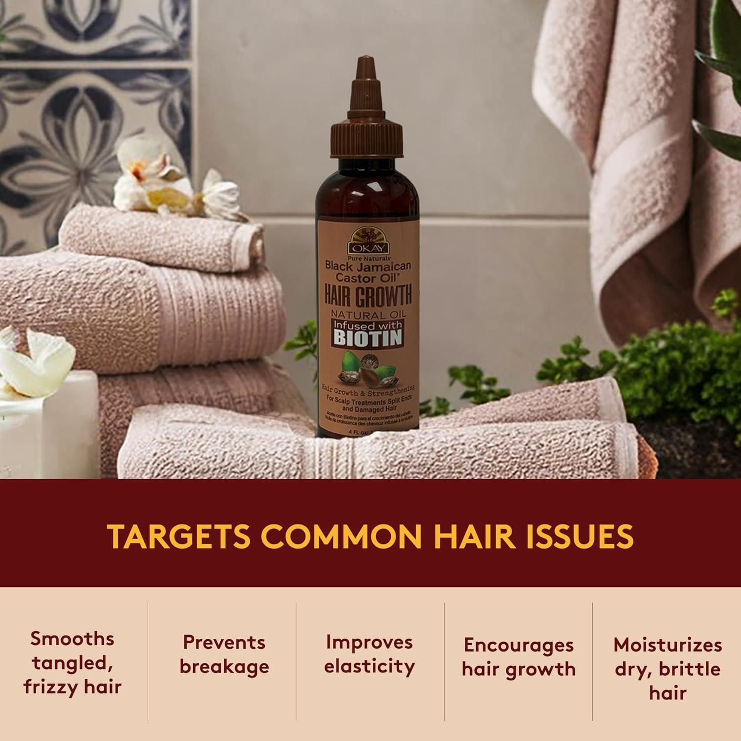 Aceite de Ricino Jamaicano Negro Okay 118 ml para Cabello