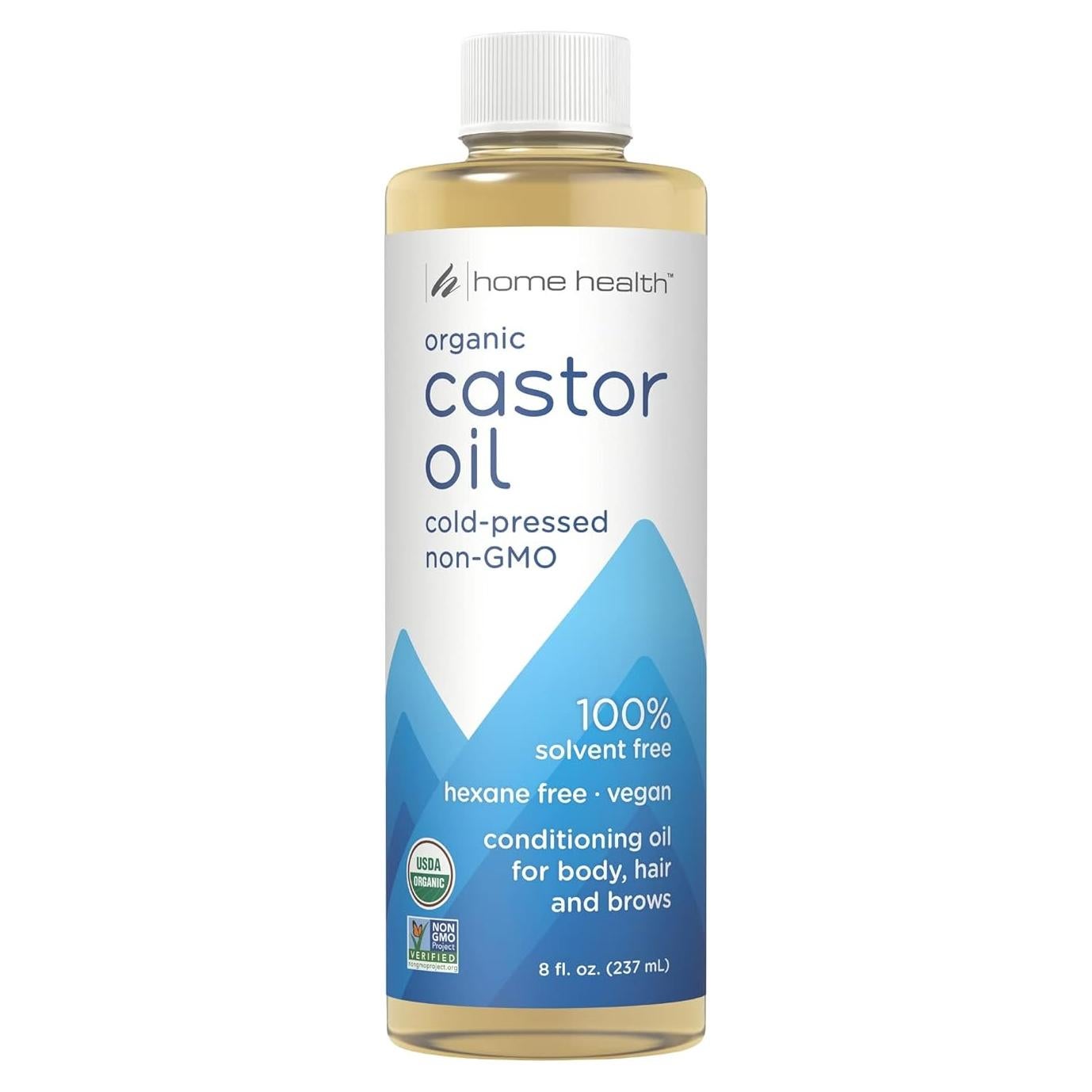 Aceite de Ricino Orgánico Home Health 236.6 ml - Multiusos