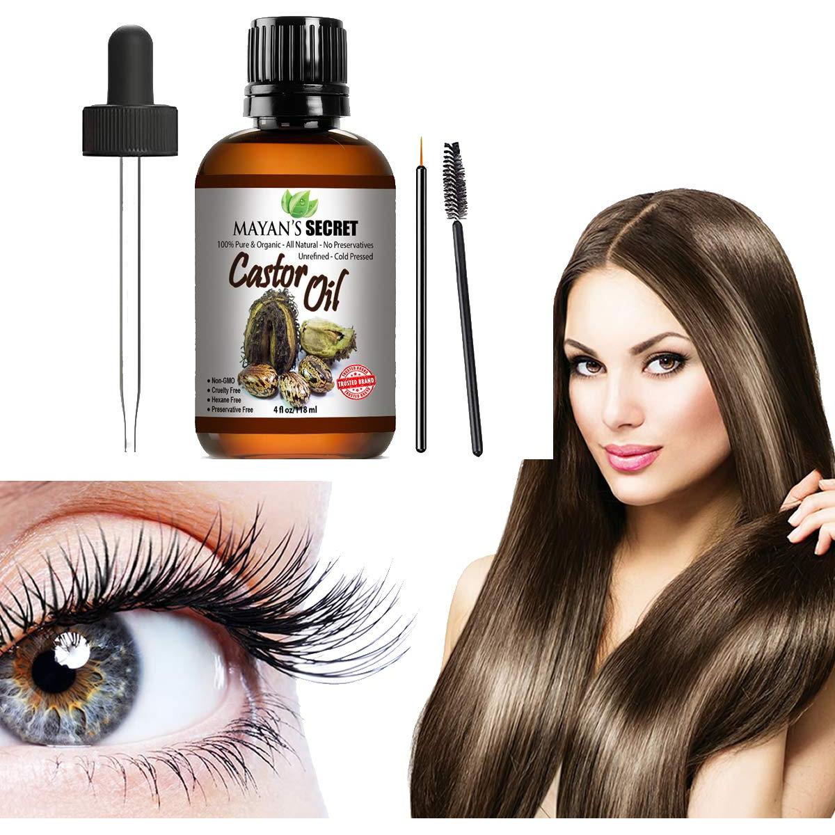 Aceite de Ricino Puro Orgánico Secreto Maya 118 ml - Crecimiento Cabello