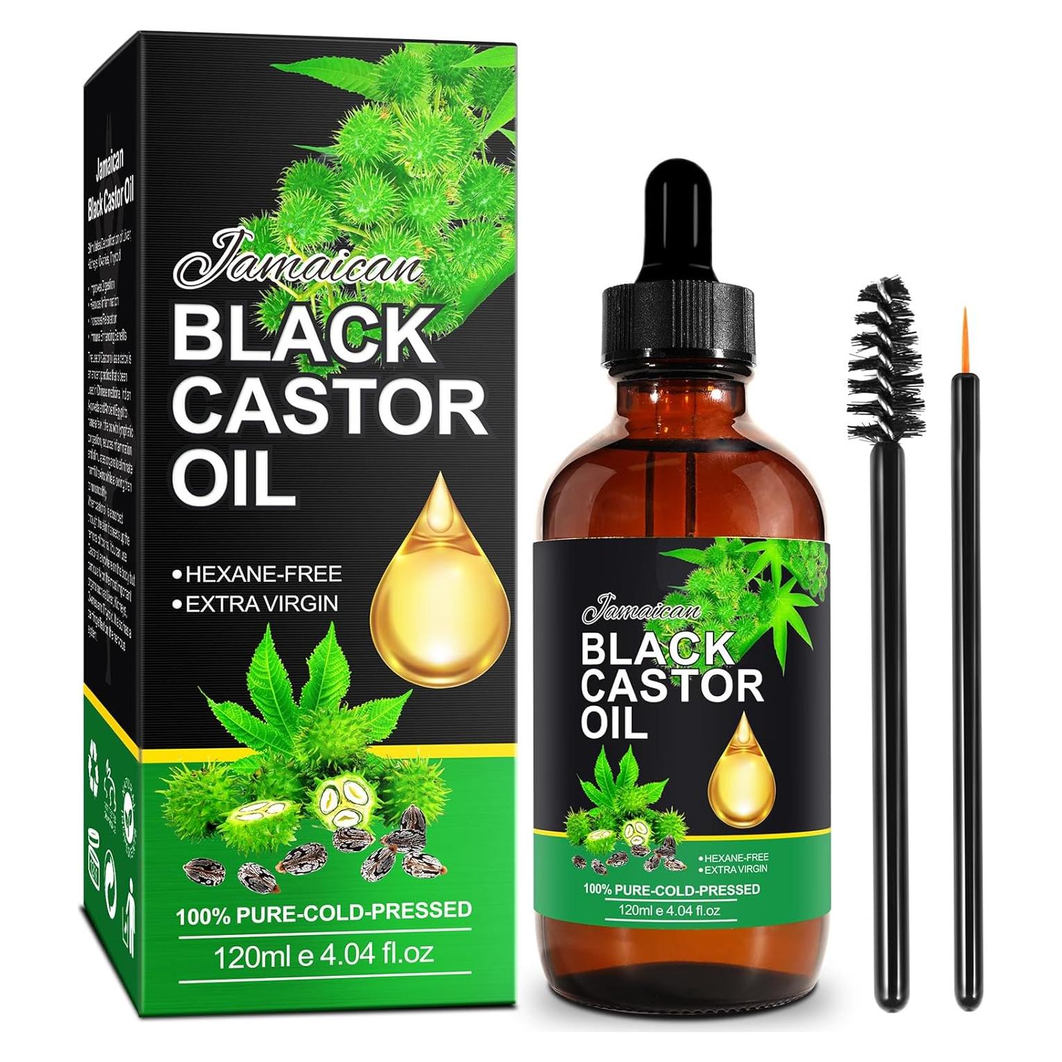 Aceite de Ricino Negro Jamaicano Orgánico 120 ml - SHANWU