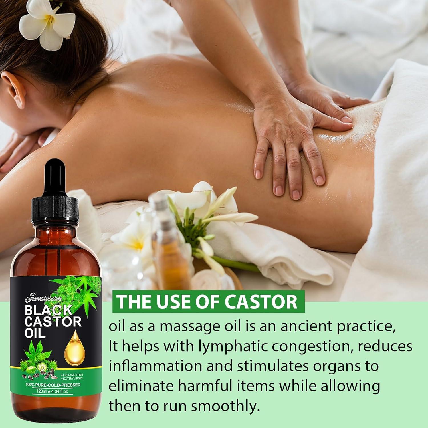 Aceite de Ricino Negro Jamaicano Orgánico 120 ml - SHANWU