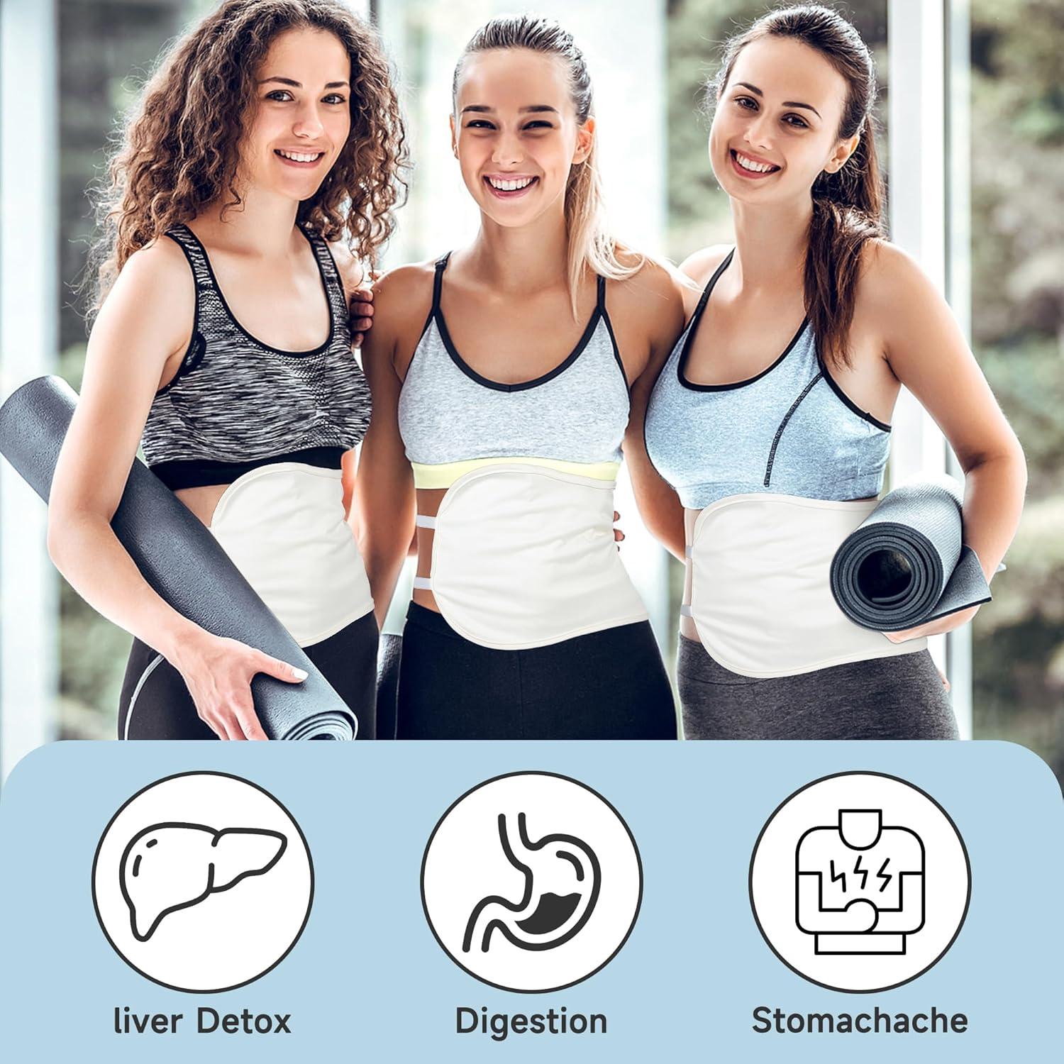 Envoltura de Aceite de Ricino Orgánico Pedobi - Blanca, 60"